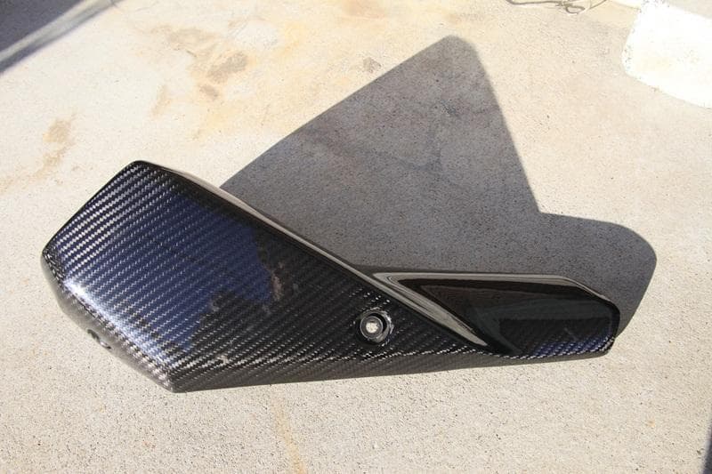CBR650R カーボンマフラーカバー 並行輸入品 ホンダ CBR650R CB650R 2019-21用カーボン排気カバー