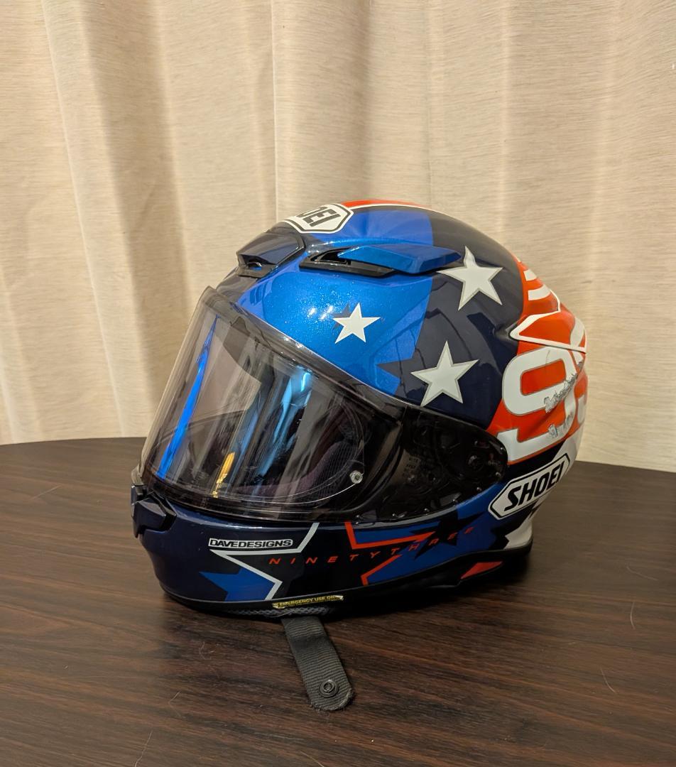 SHOEI フルフェイス　マルケス　アメリカンスピリット 受注期間限定モデル「Z-8 MARQUEZ AMERICAN SPIRIT／マルケス