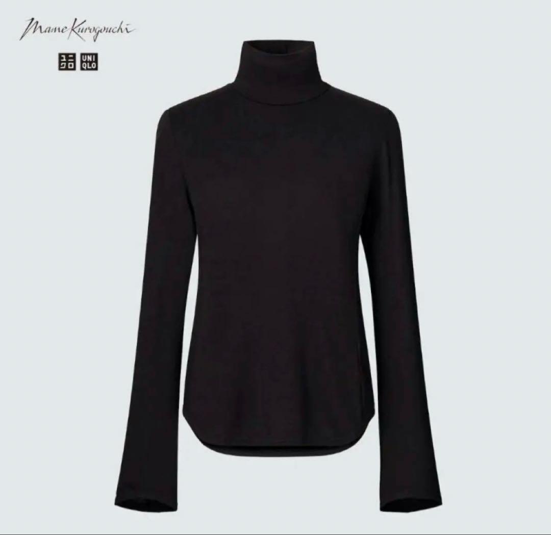mame kurogouchi ヒートテックウールブレンドタートルネックT - メルカリ