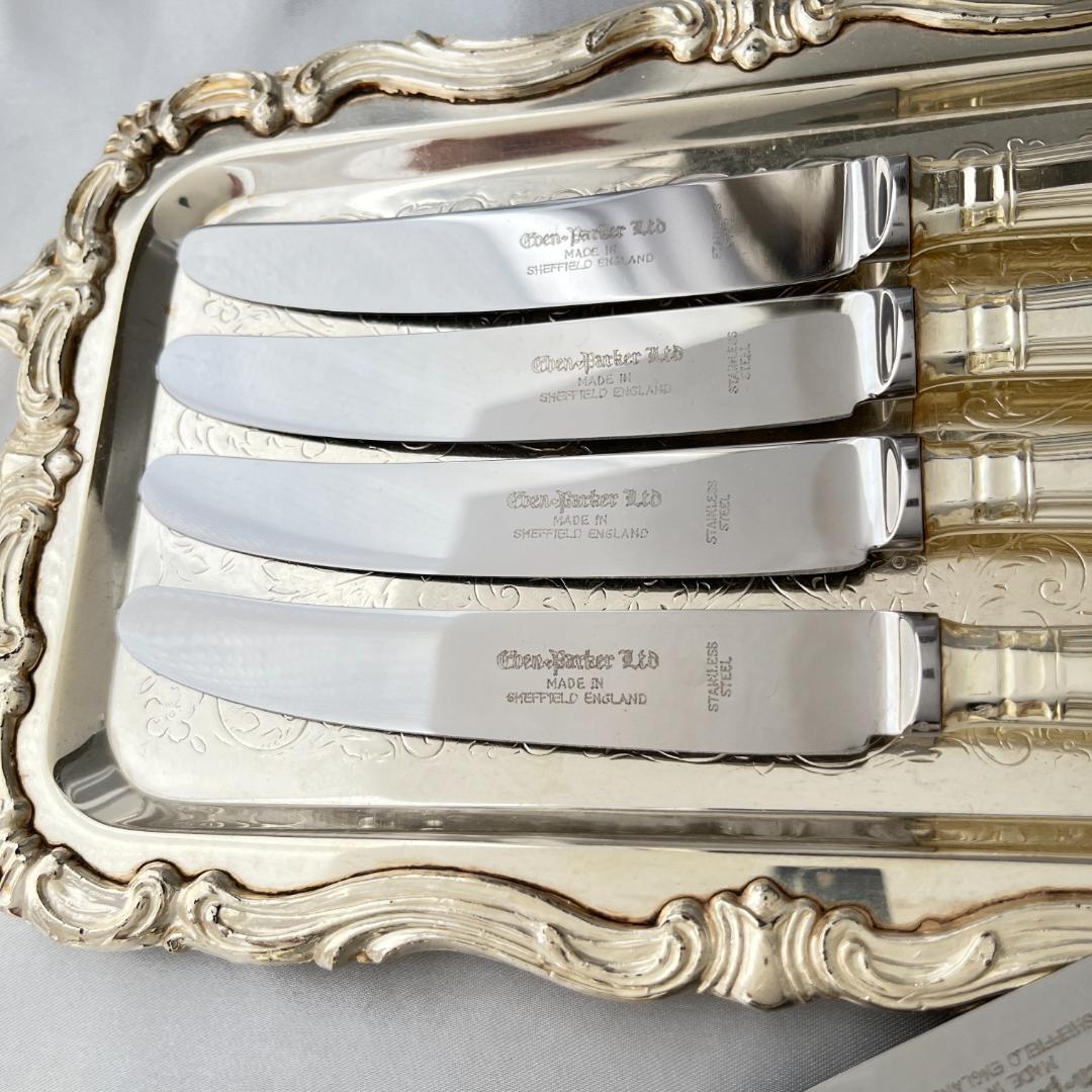 Eben Parker】 キングスパターンのデザートナイフ 6本組 - メルカリ