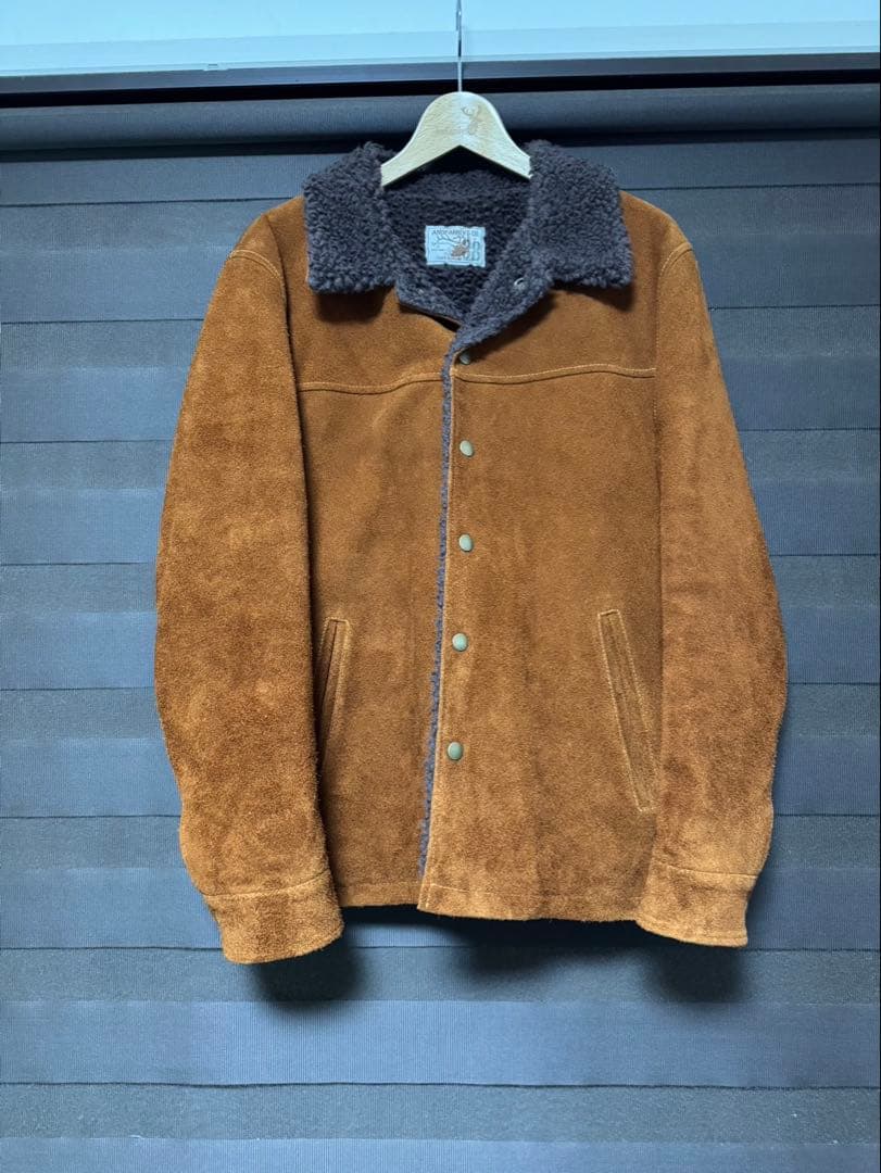 木村拓哉ANDFAMILYS スウェードランチジャケット 38 サドルスエード