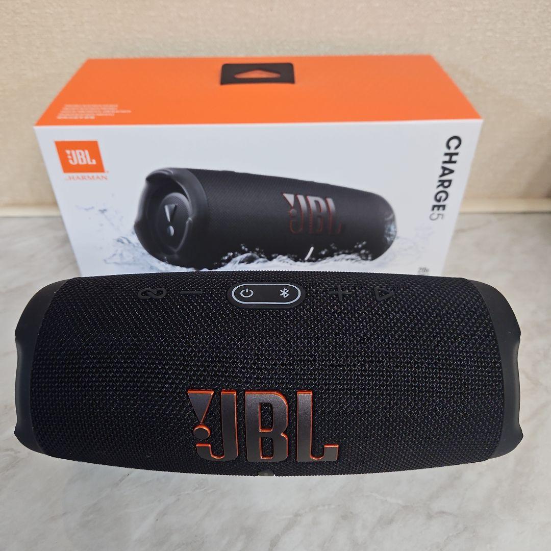【11月末購入】JBL Charge 5 Bluetoothスピーカー ブラック JBL Charge 5 Wi-Fi | ポータブル Wi-Fi / Bluetooth スピーカー