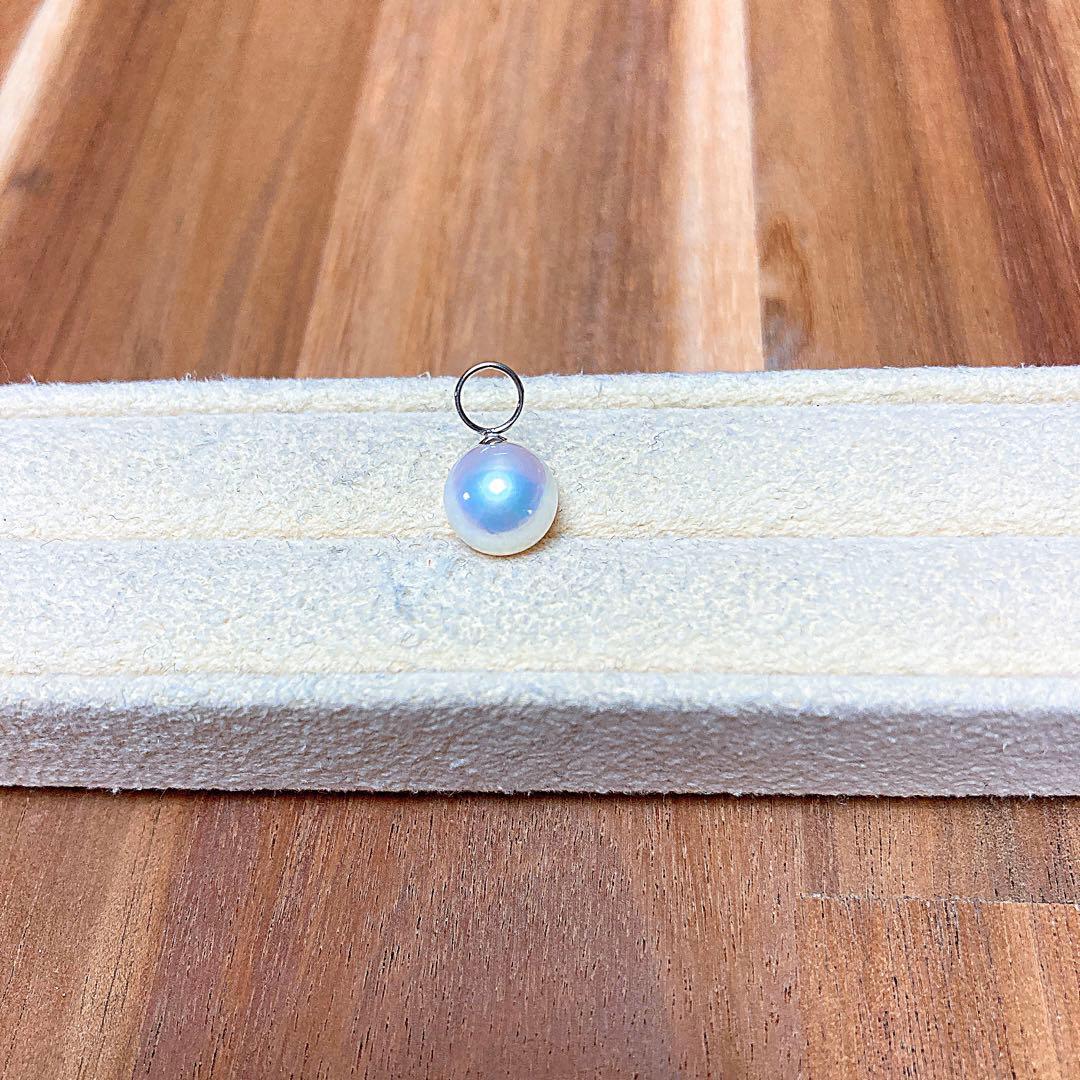 新品・百貨店商品／総本店】2102☆K14WGツキサシ天女級アコヤ真珠