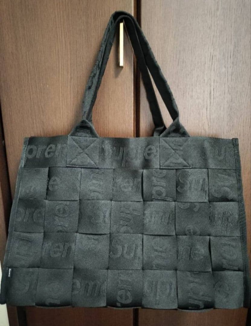 Supreme トートバッグ　ウーブン Supreme シュプリーム 2023SS Woven Large Tote ウォーブンラージ