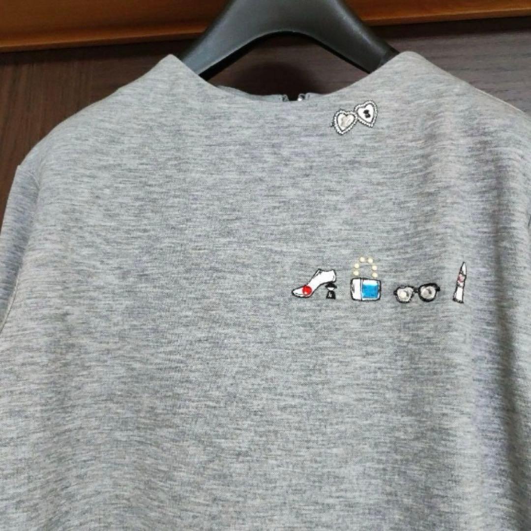 ピッコーネ チュニック 刺繍 キラキラスパンコール Tシャツ