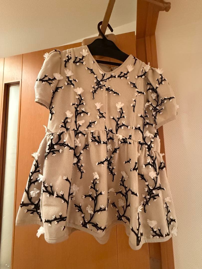 一度のみ着用/極美品】セブンテンバイミホカワヒト ツイード刺繍