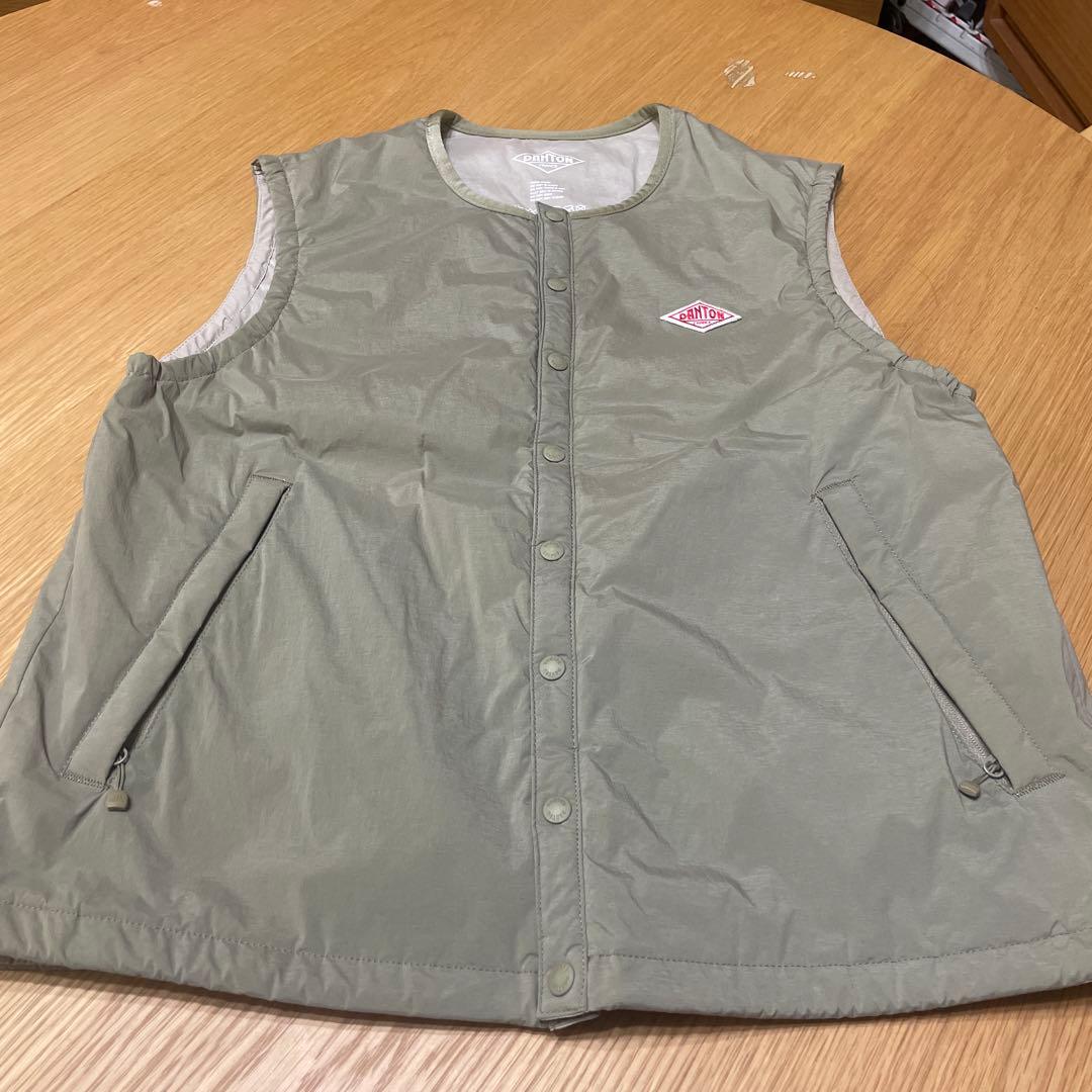 よ*よ様 DANTON ダントン ライトグリーン ノースリーブ ベスト