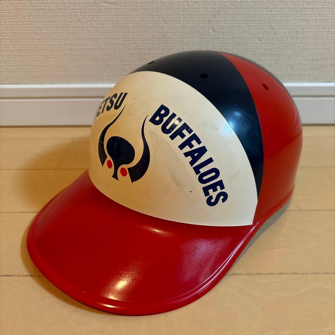 ビンテージ、激レア】大阪近鉄バファローズ ヘルメット - メルカリ