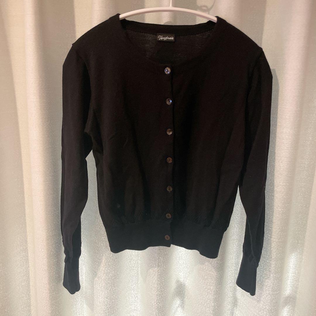 Verybrain かぎ編み 襟付き カーディガン - メルカリ