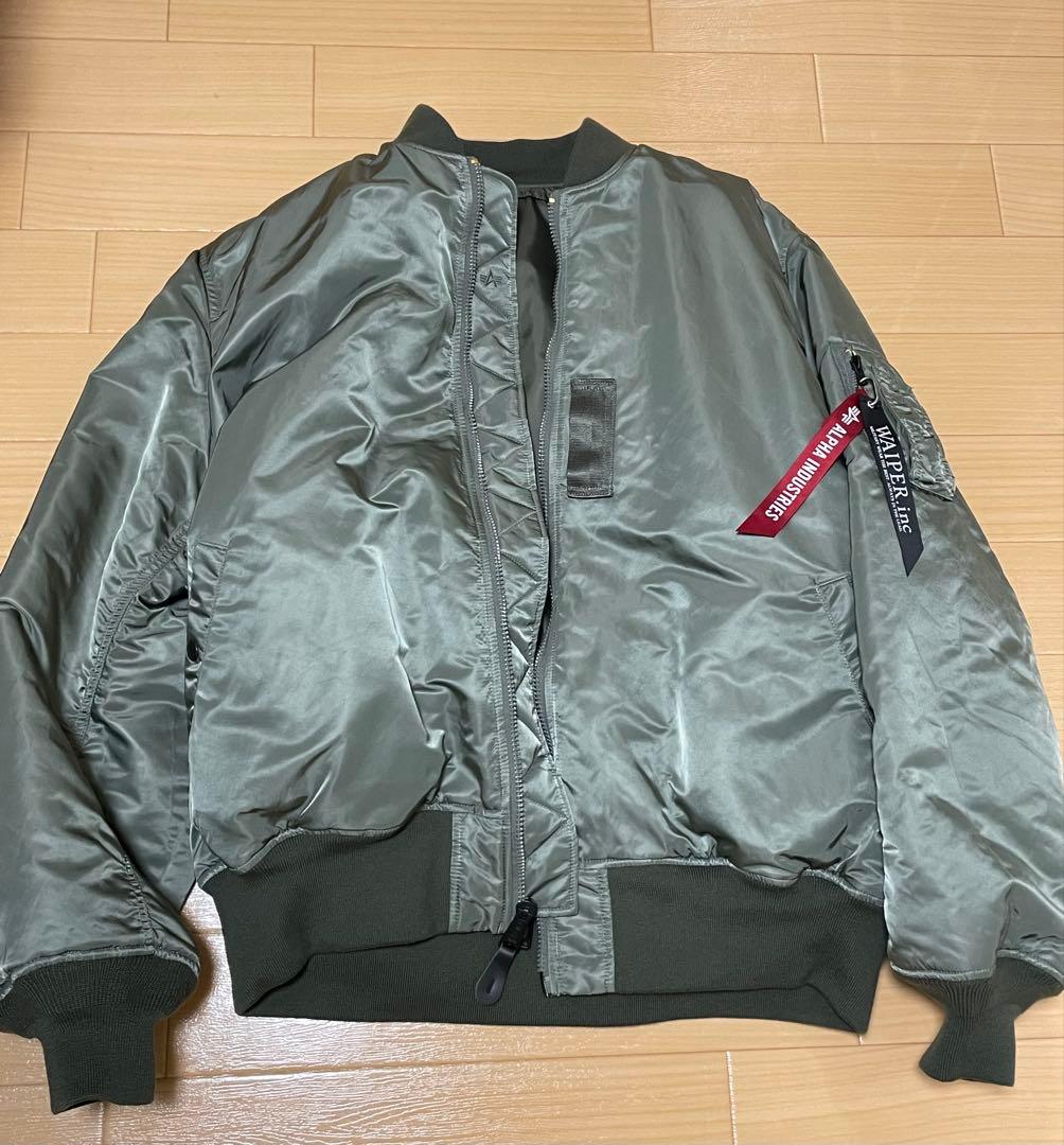 WAIPER ALPHA 別注 MA-1 ワイパー フライトジャケット BIG - メルカリ