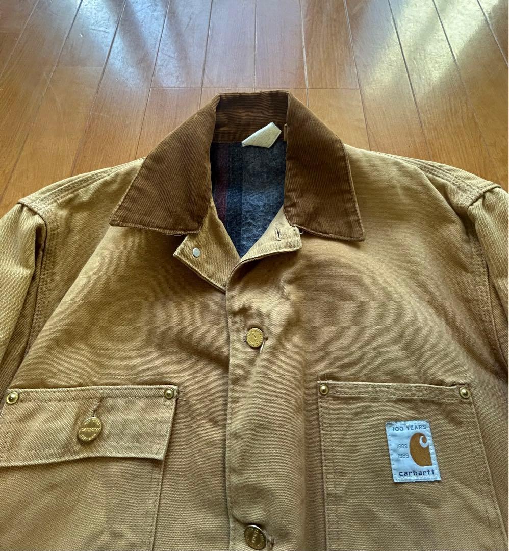 Carhartt 100周年 チョアコート ベージュ サイズ38 - メルカリ