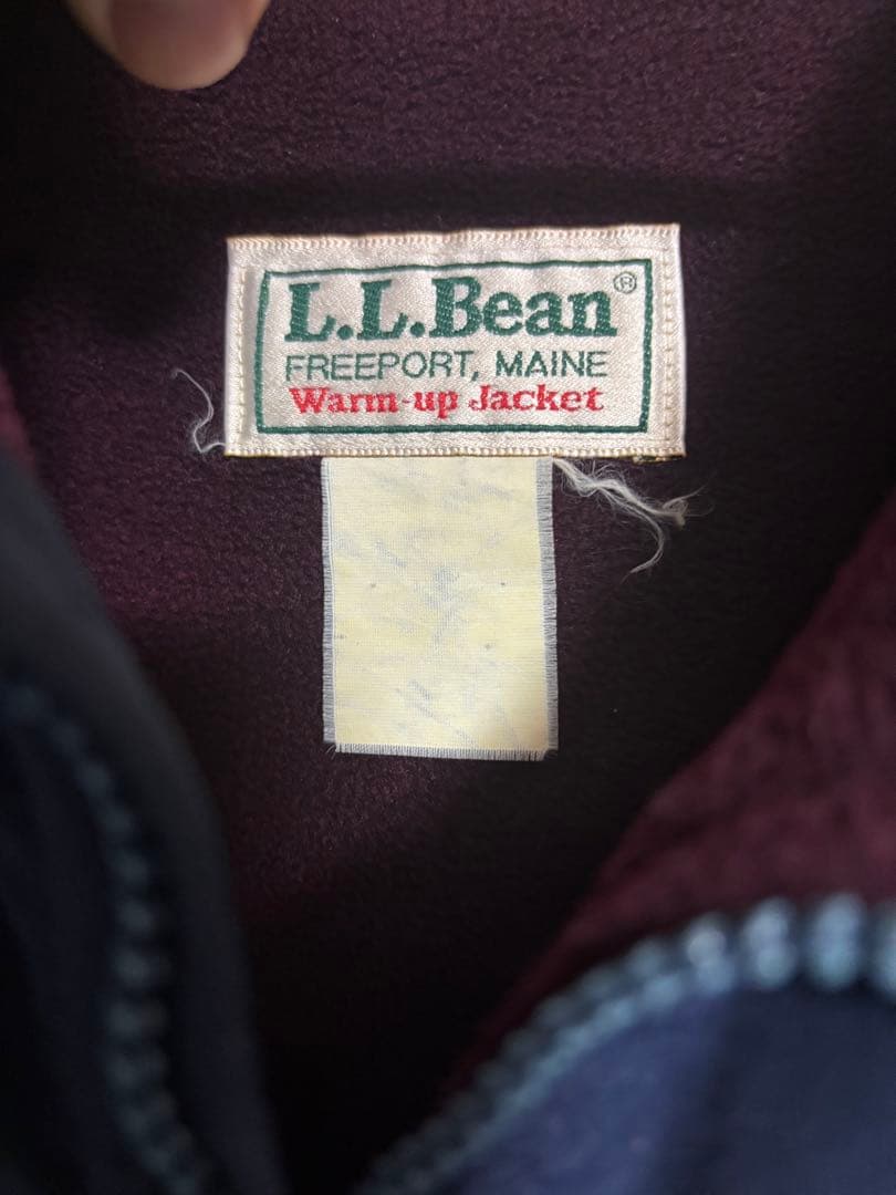 L.L.Bean Warm-up Jacket ネイビー
