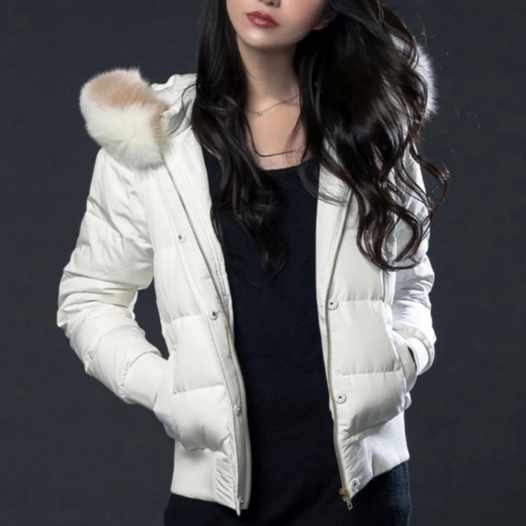 エミリアウィズ マルチカラーFOXファーダウンコート - メルカリ