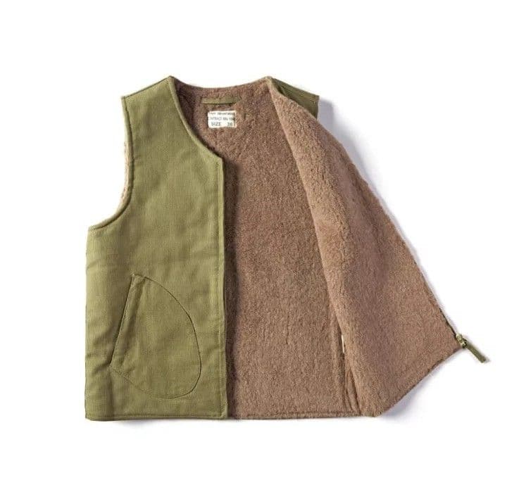 N-1 デッキベスト カーキ 40 ミリタリーベスト アメカジ バイク