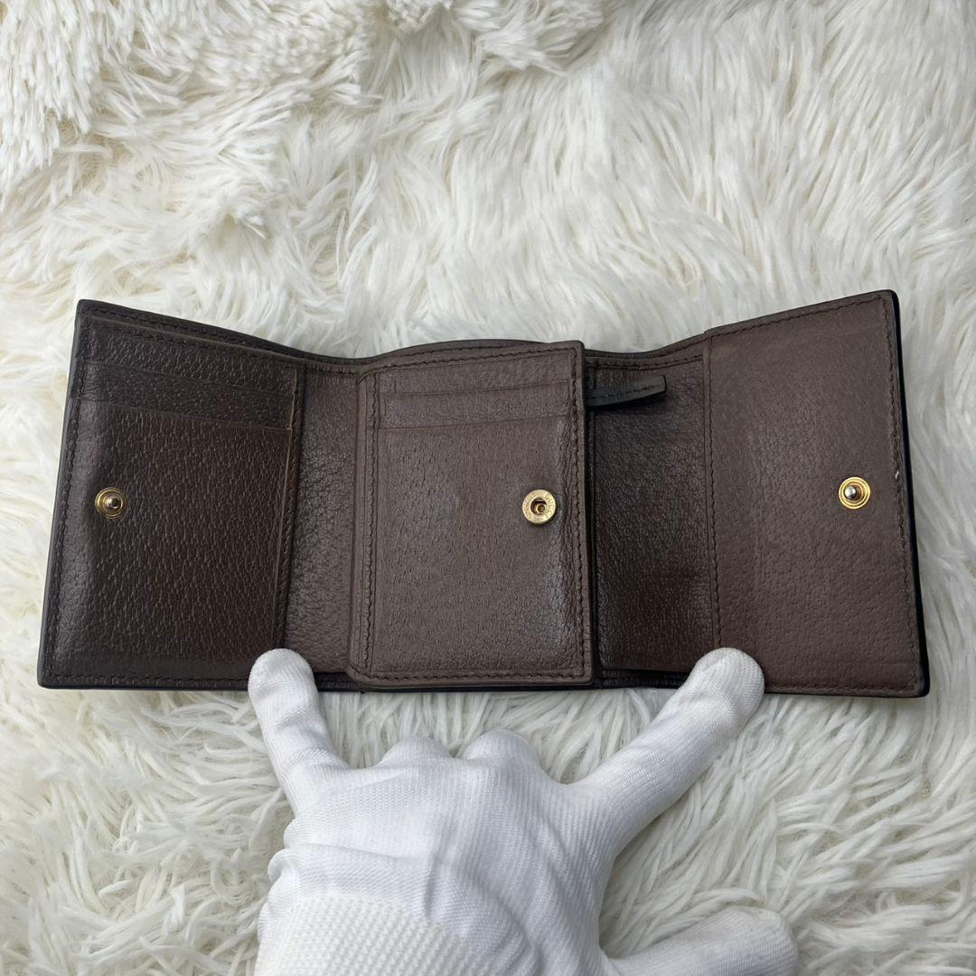 スイカ様✨グッチ 三つ折り財布 オフィディア マーモント シェリー