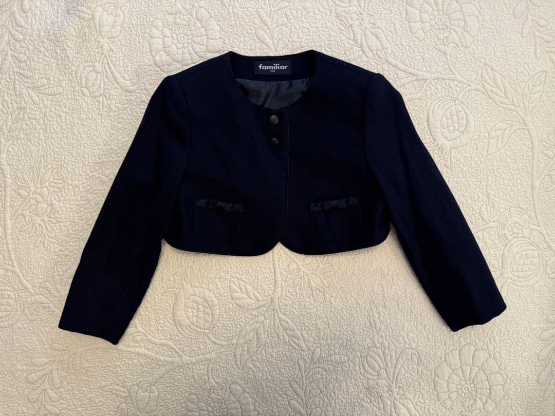 ファミリア】100ネイビージャケット - メルカリ