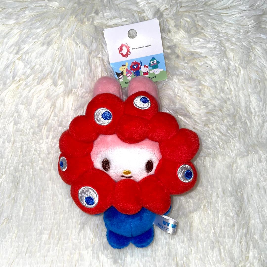 ミャクミャク なりきり サンリオ カラビナBC マイメロディ ぬいぐるみ