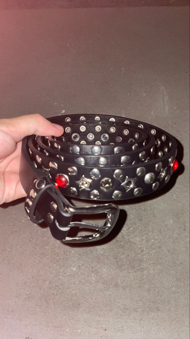 JADED LONDON ブラック スタッズベルト 最安値 即日発送 org.jpg