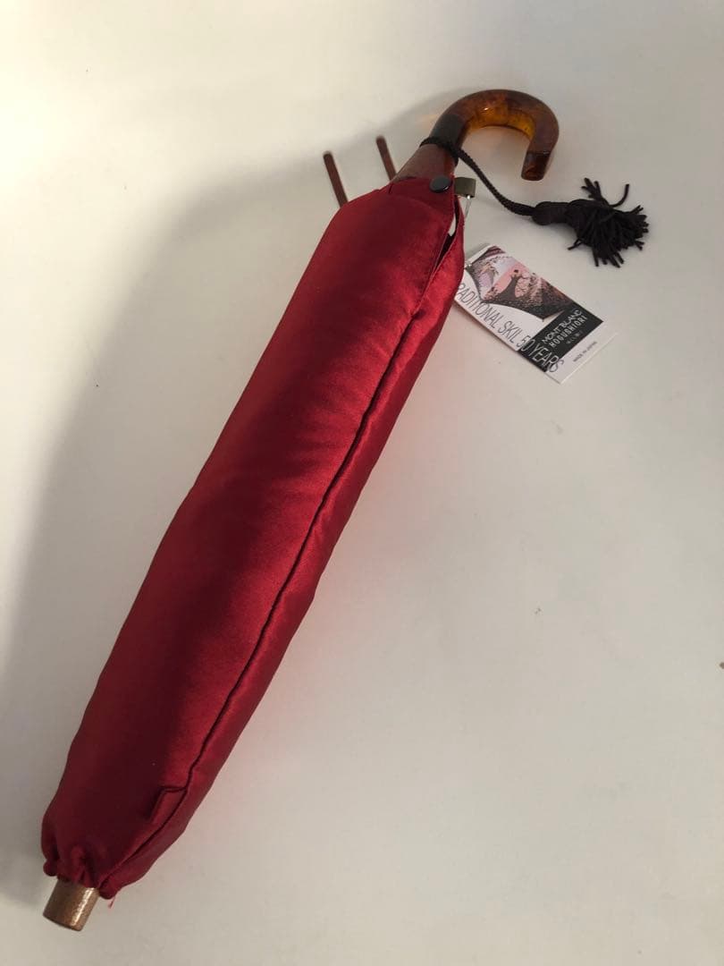 モンブランヤマグチ　ほぐし織　猫柄　折りたたみ傘 晴雨兼用55cm 395_7.jpg