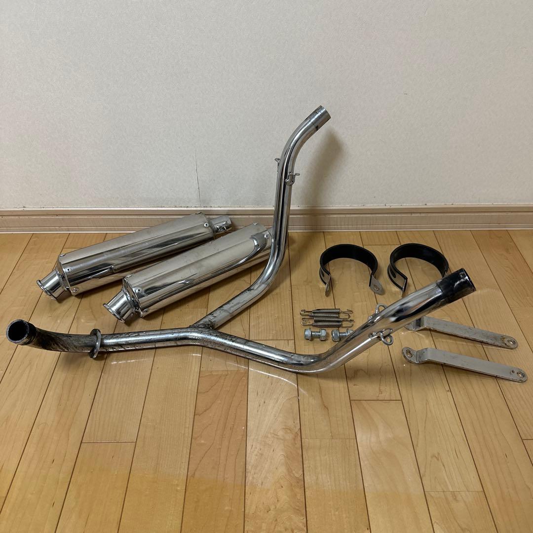 HONDA ホンダ マグナ50 ジャズ 左右2本出しマフラー - メルカリ