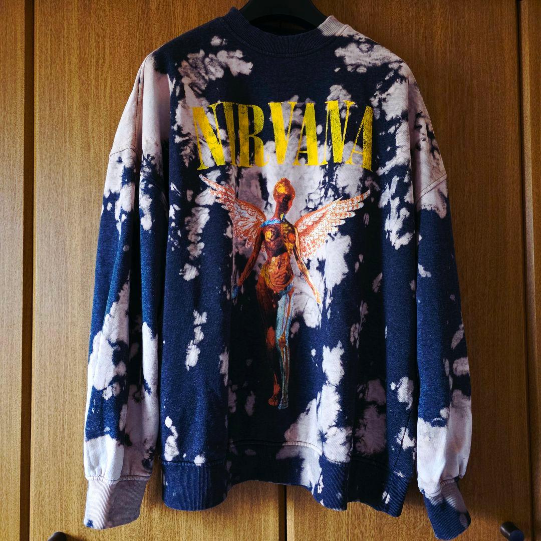 ヨッシー様専用 NIRVANA タイダイプリント スウェット トレーナー 裏起毛