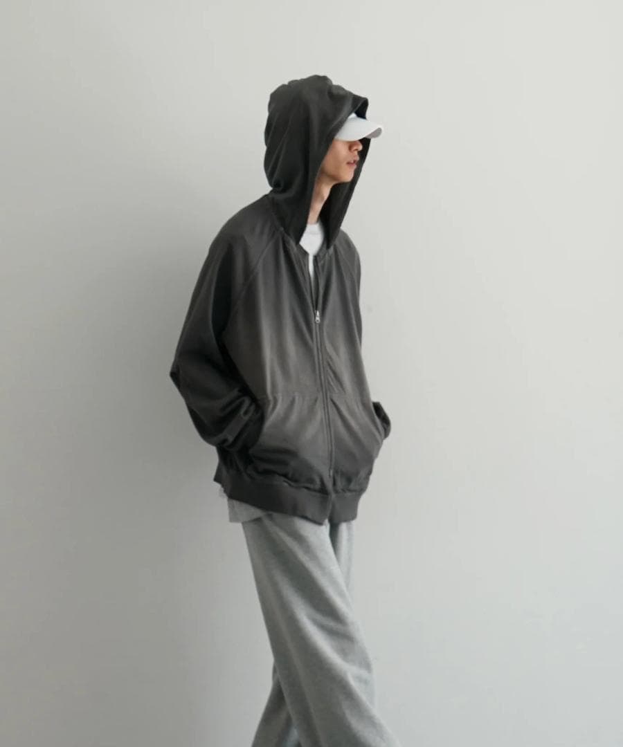 サンサンギア SAN SAN GEAR Washed hoodie zip-up