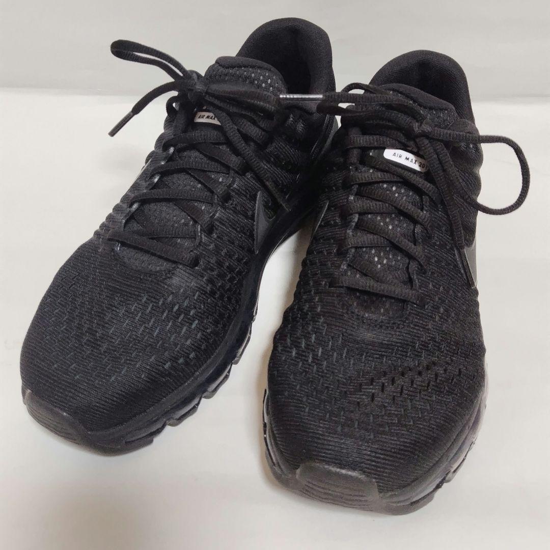 NIKE AIR MAX 2017 トリプルブラック 25.5cm - メルカリ
