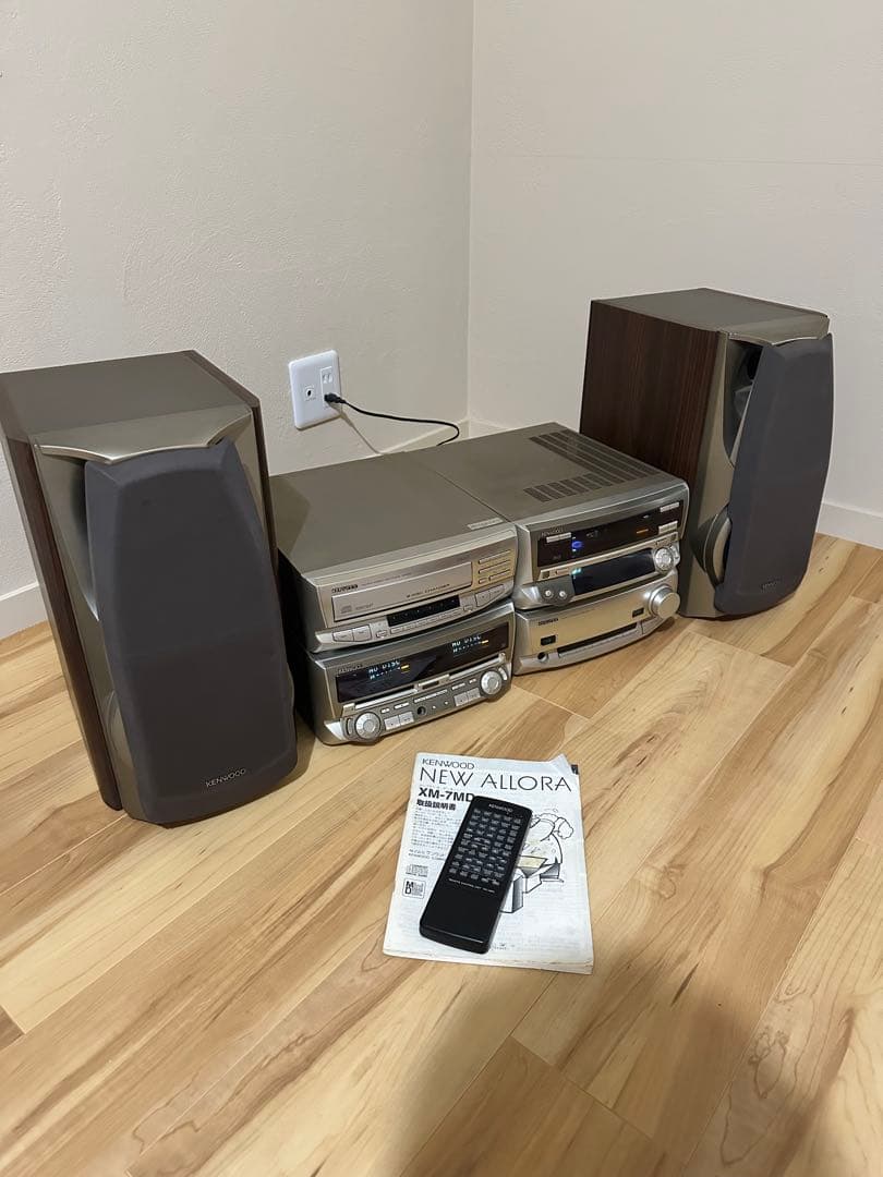 最終値下げ‼️KENWOOD xm-7md ジャンク品 KENWOOD ケンウッド ミニコンポ XM-7MD 3way スピーカー MD - メルカリ