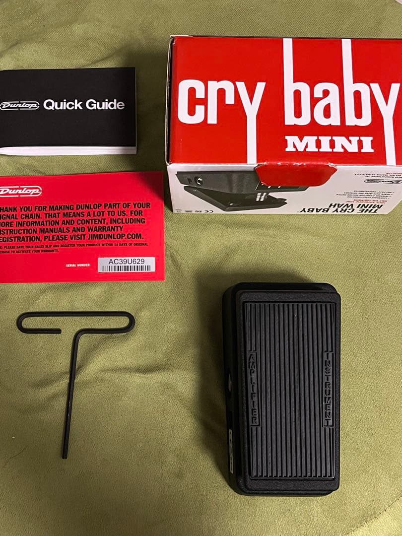 Dunlop Cry Baby Mini ギターエフェクター JimDunlop クライベイビー ミニ ワウペダル エフェクター CBM95 Cry