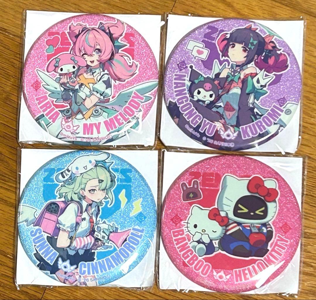ゼンゼロ サンリオコラボ GiGO限定缶バッジ 全4種類セット - メルカリ