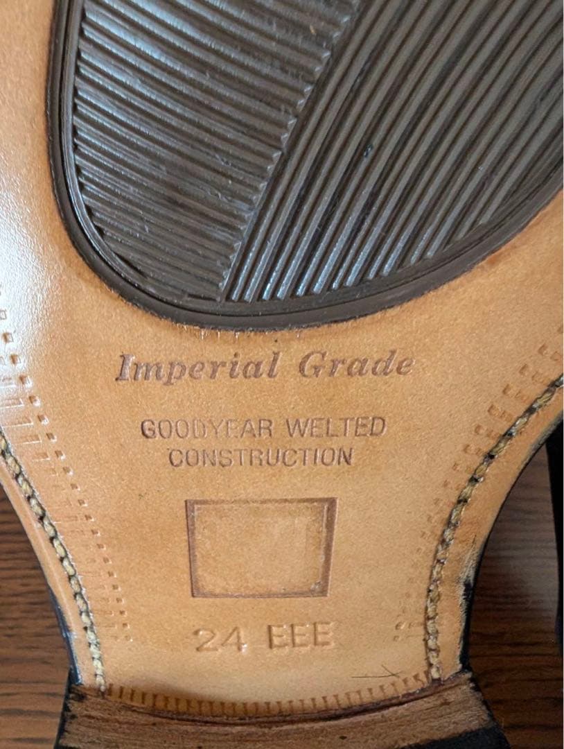 矢筈コバ・新品】MARUZEN 丸善 ストレートチップ インペリアルグレード