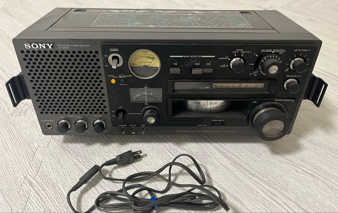 ソニー ラジオ受信機 ICF－6800A - メルカリ