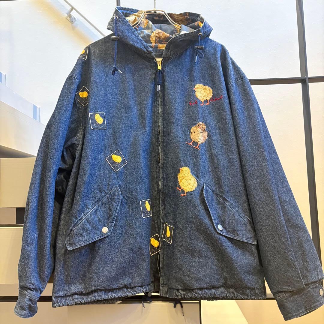 Karl Helmut デニムパーカー ヒヨコ ワッペン 刺繍 ピンクハウス