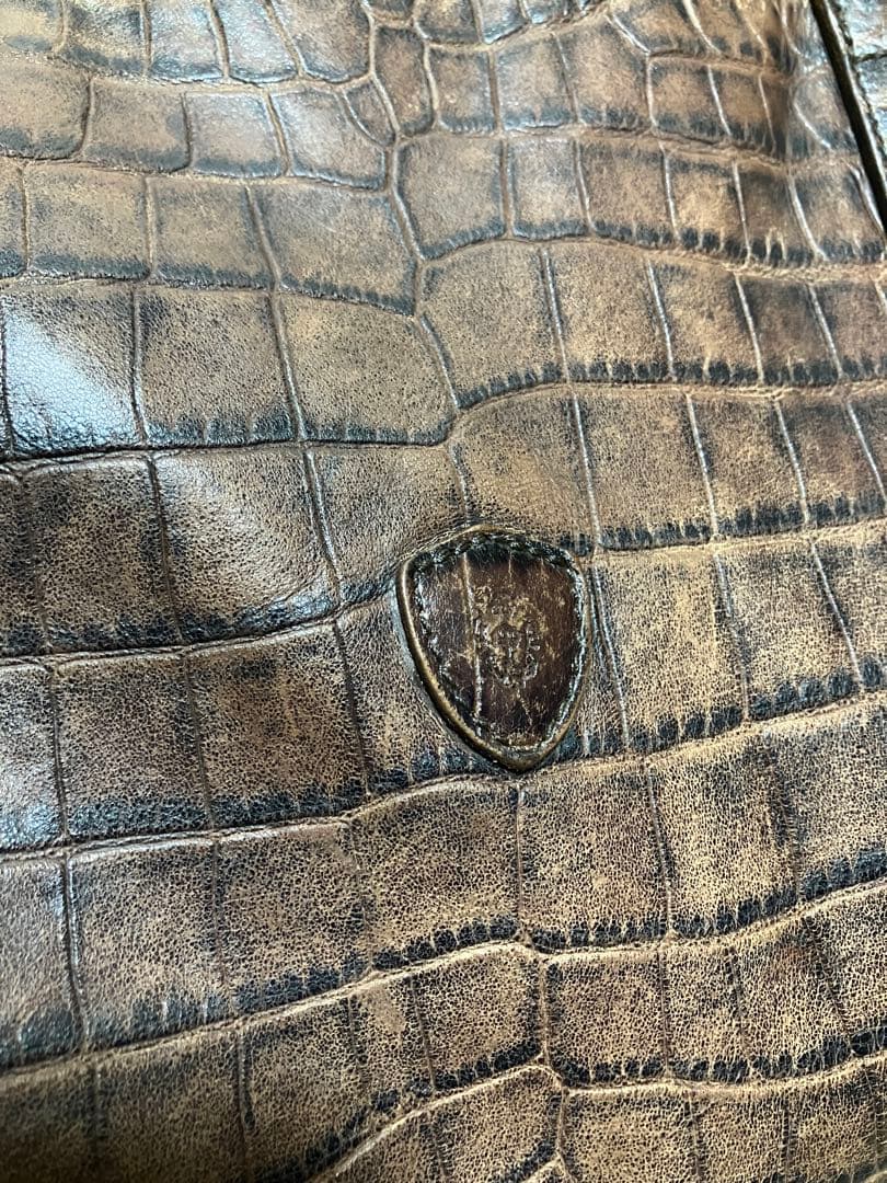 Felisi フェリージ トートバッグ クロコ型押し 11-91 ビジネス - メルカリ