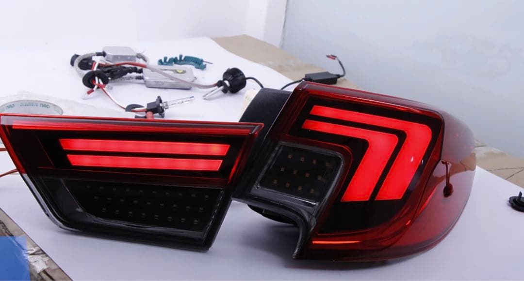 マークX130 中期後期 逆L字デザイン テールランプ - メルカリ