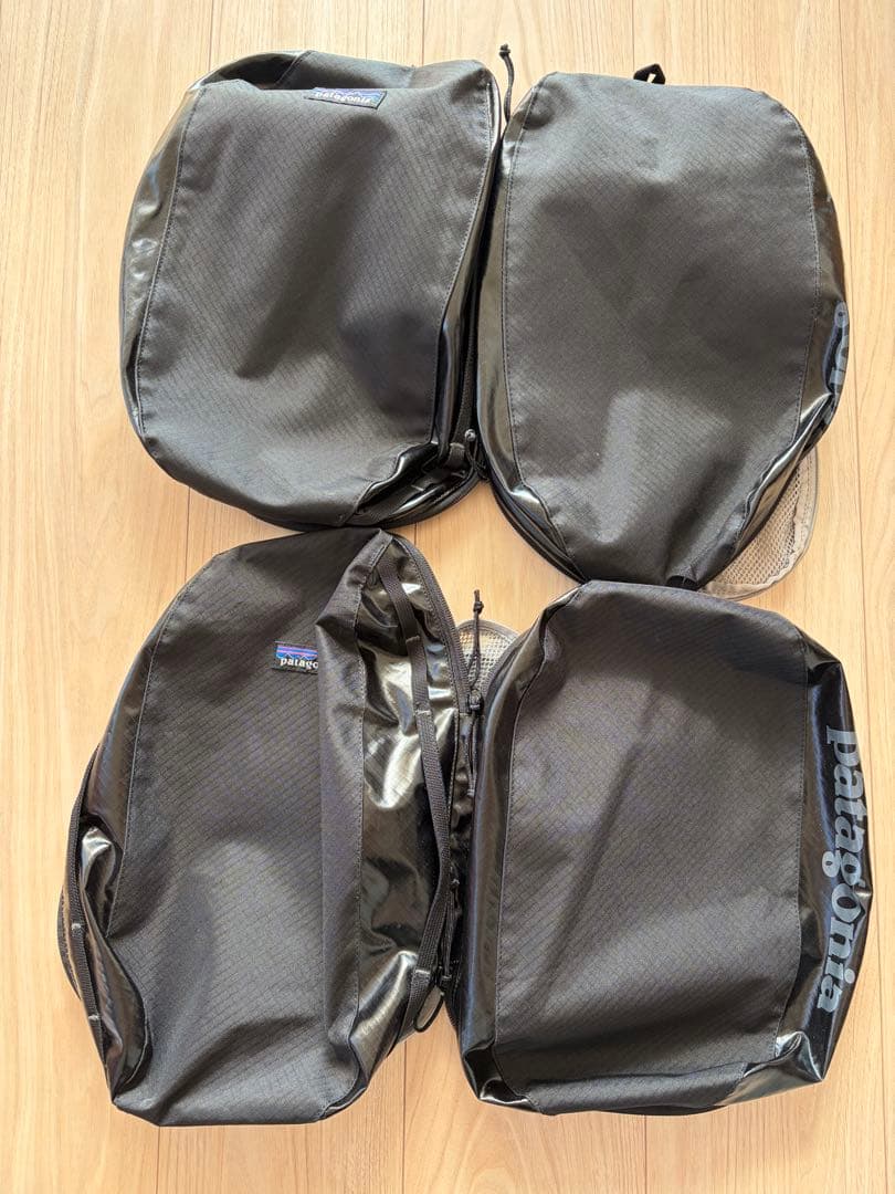 美品】パタゴニア ブラックホールパッキングキューブ・ラージ 10L 2個