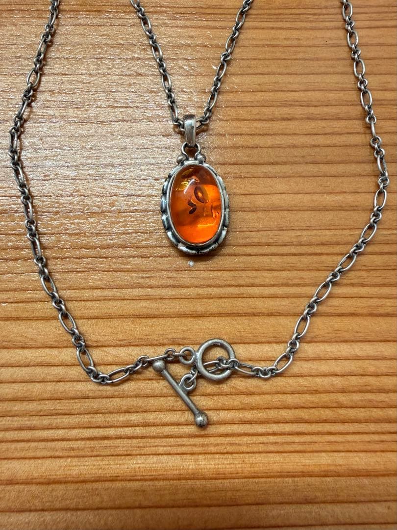 Geore Jensen ジョージジェンセン 2001イヤーネックレス 琥珀 - メルカリ