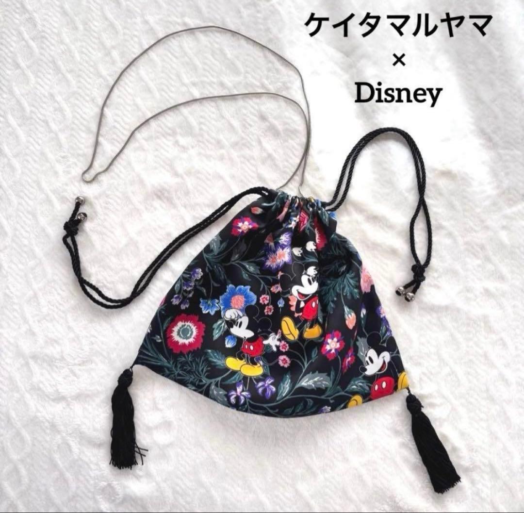 【未使用】ケイタマルヤマ Disney Collection Print 巾着 Disney」Collection