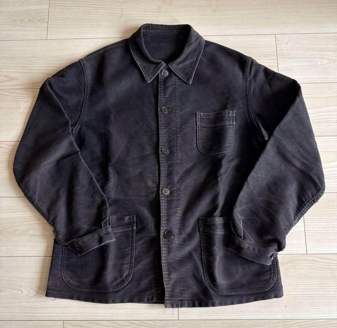 o*o様 希少 50's モンサンミッシェル モールスキン フランス ブラック