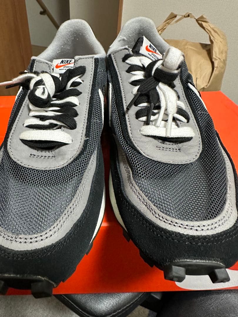 sacai × Nike LD Waffle \"Black\" 27.5cm 黒