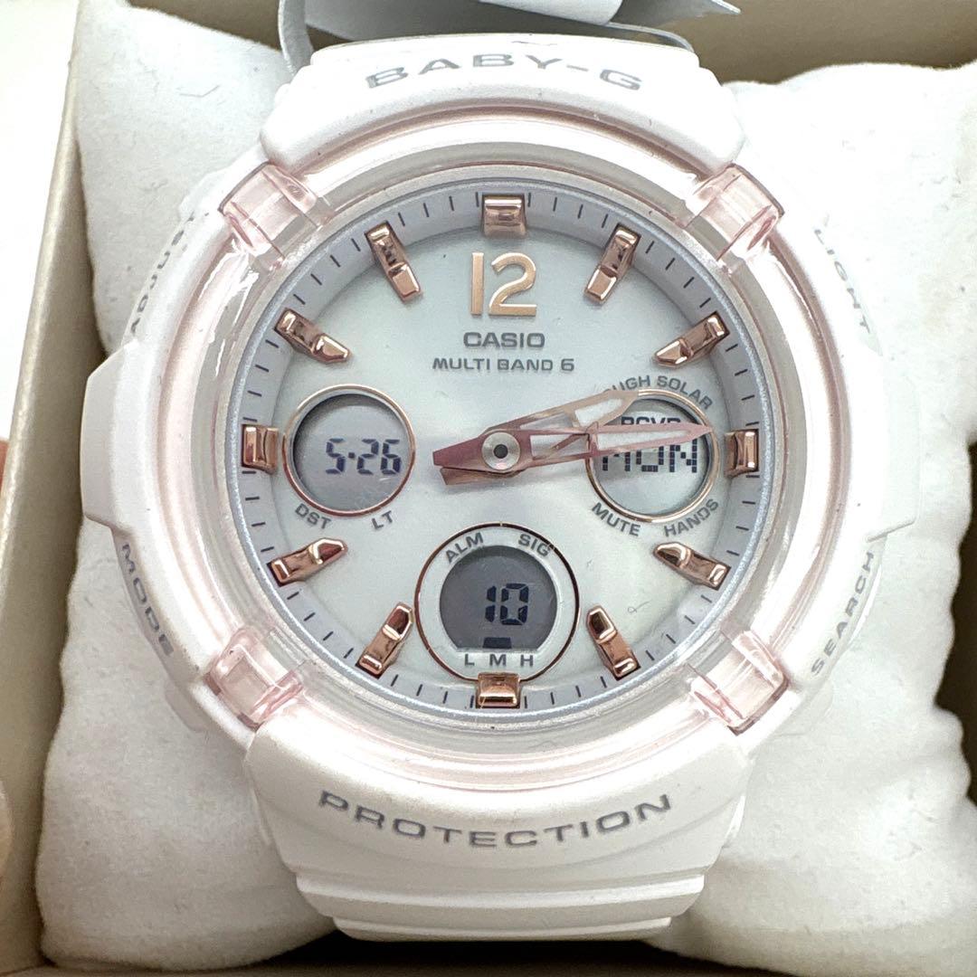 CASIO baby-G BGA-2800 ホワイト 未使用品 ソーラー電波時計 ソーラー電波時計】BABY-G（ベイビージー） BGA-2800シリーズ BGA-2800