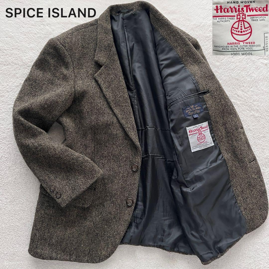 美品✨SPICE ISLAND ハリスツイード テーラードジャケット - メルカリ