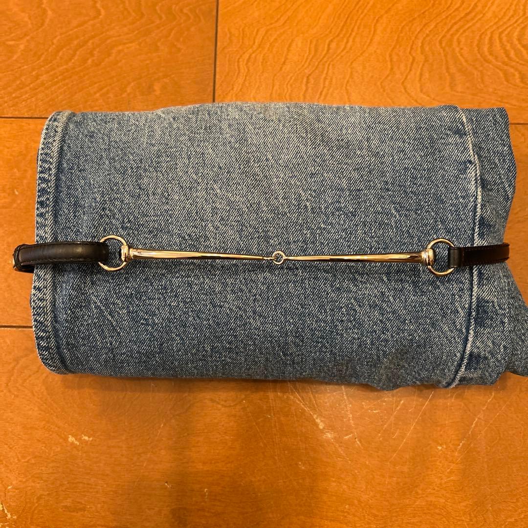 GUCCI レザー ベルト 65.26.037.176.1170.5 リバーシブル レザー ベルト（インターロッキングG バックル