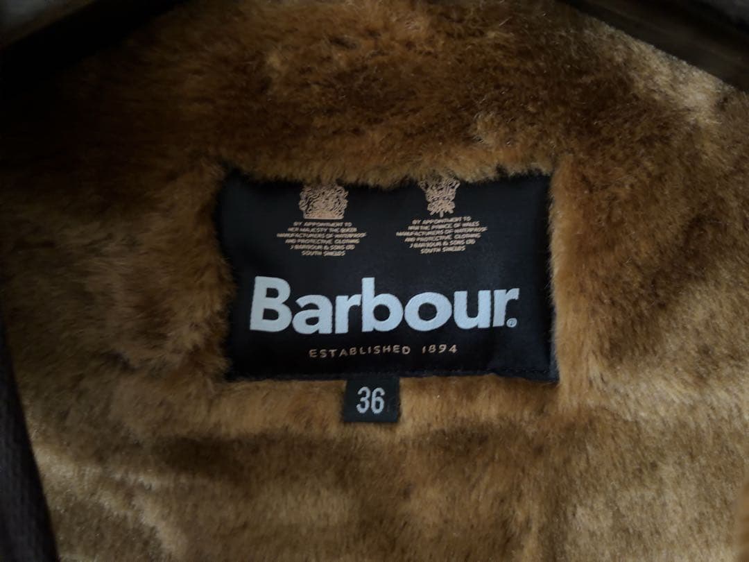 新品未使用☆バブアーBarbour SL 36ファー ライナー ベスト ブラウン