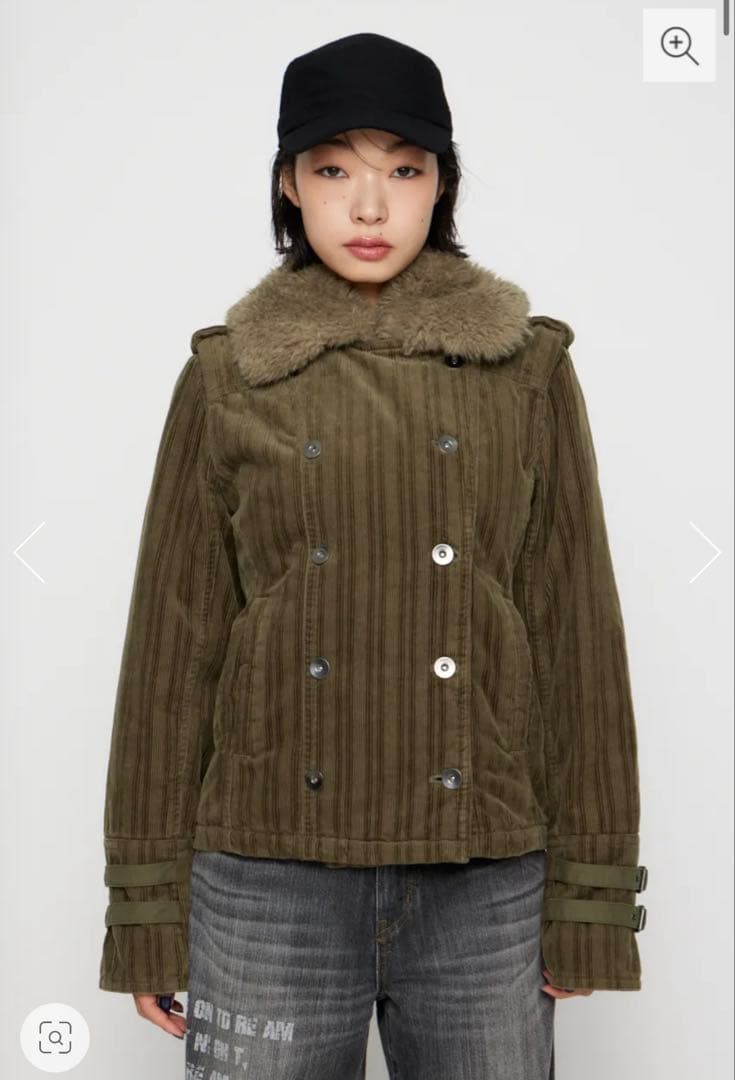 LAGUA GEM CORDUROY BOA ジャケット カーキ新品ラグアジェム LAGUA GEM CORDUROY BOA ジャケット カーキ新品ラグアジェム - メルカリ