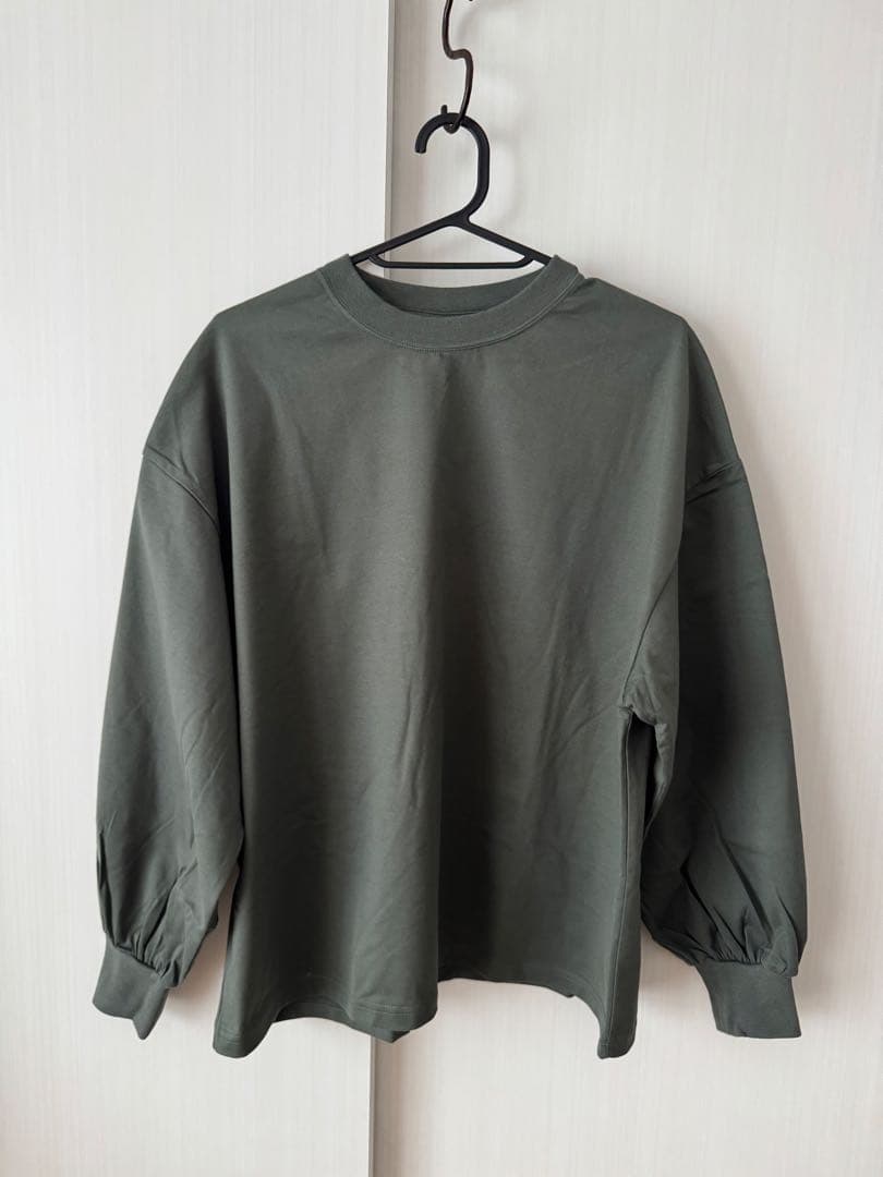 HYKE ハイク ロングスリーブ ボリューム袖丈 カットソー 長袖 レディース HYKE＜ハイク＞ コットン素材ロングスリーブカットソー（2269362