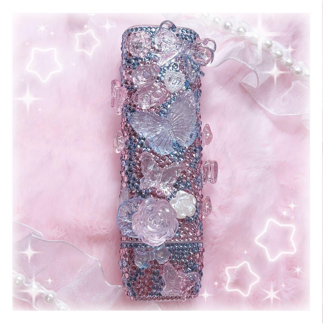 iQOSケースデコ アイコスデコ 現品 埋めつくし ぴんく♡水色 - メルカリ