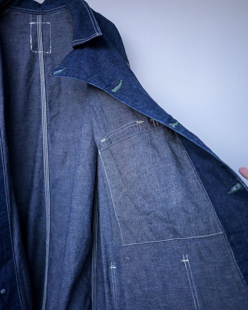 極上ミント】50s OSHKOSH デニムカバーオール 濃紺 ビッグサイズ