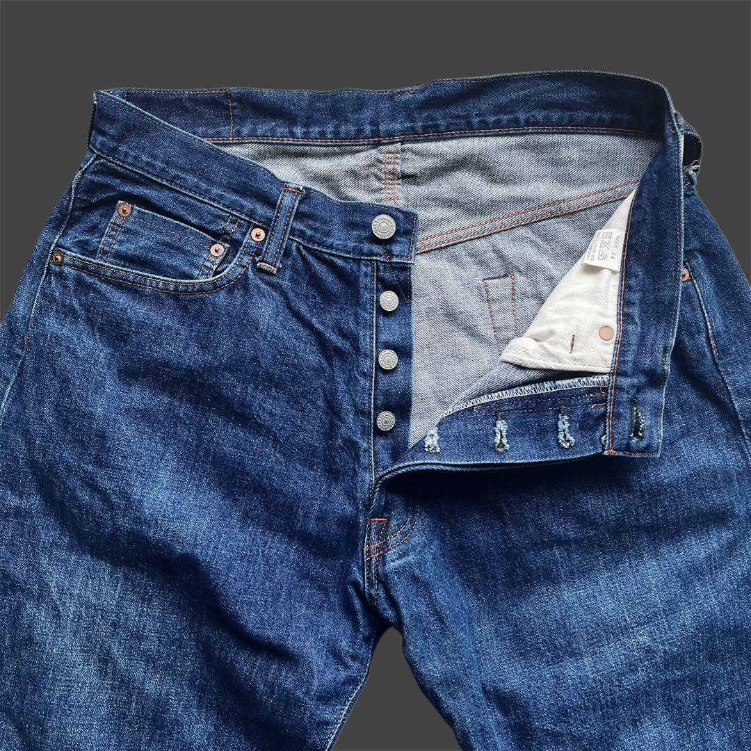 90s \"ダルチザン\" SD-301 極太 花柄ペイント デニムパンツ