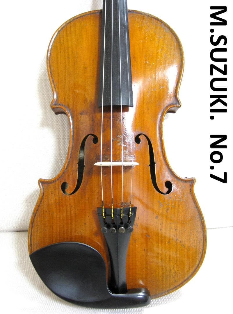 初期ラベル】 鈴木政吉 M.SUZUKI. No.7 バイオリン 4/4 - メルカリ